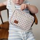 Tan Gingham Mini Fanny Pack