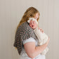 Olive Bloom Muslin Burp Cloth