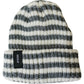 Grey & White Chunky Knit Beanie