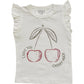 Cherry Ruffle Tee