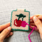 Needlepoint Keychain Kit - Cherries