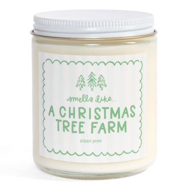 Christmas Tree Farm Scented Soy Hand-Poured Candle