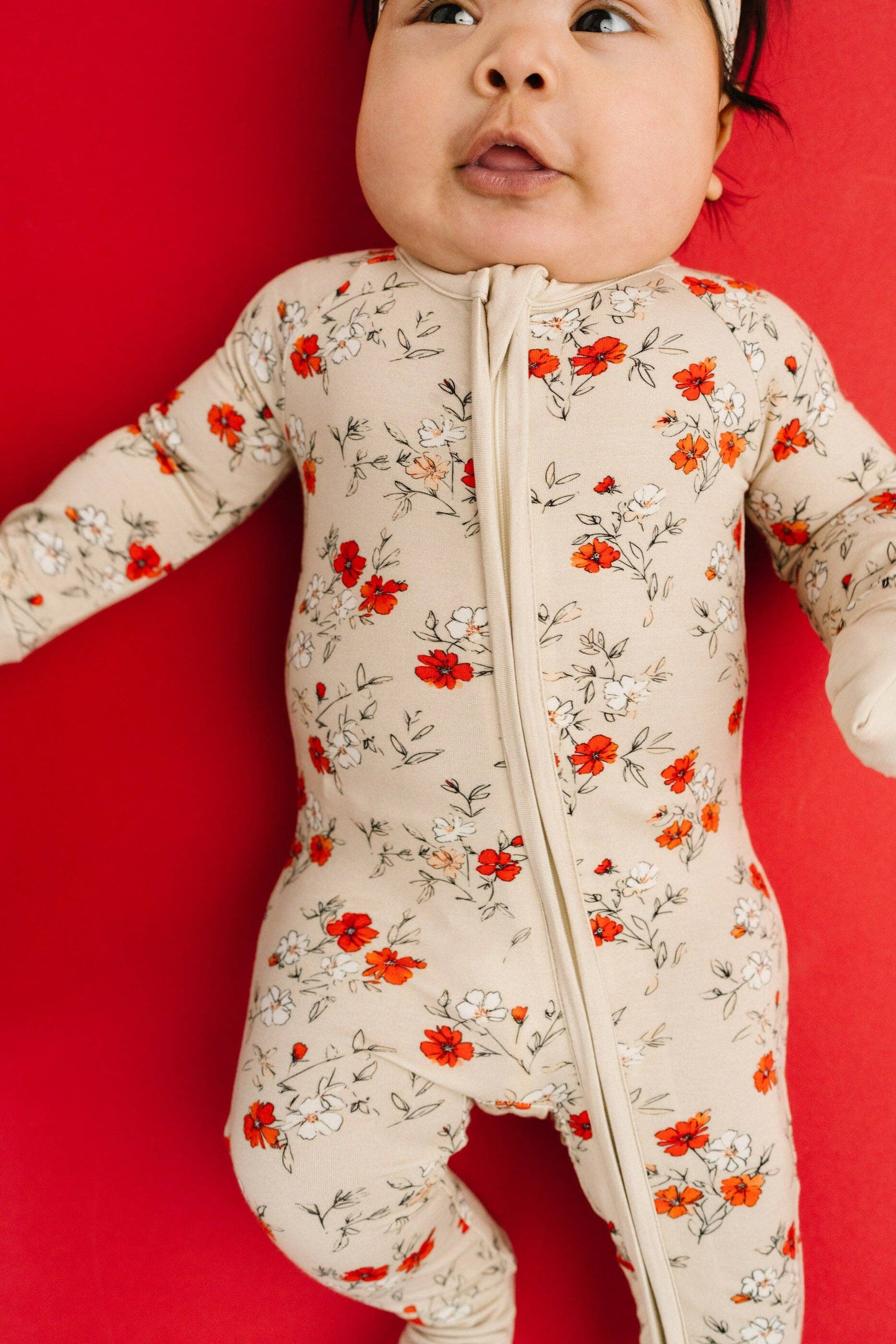 Poppy Field Bamboo Sleeper