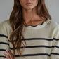 Crochet Striped Top