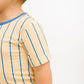 Vintage Stripe Bamboo Shorts Set