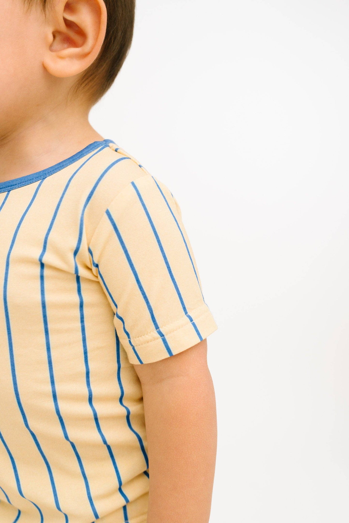 Vintage Stripe Bamboo Shorts Set