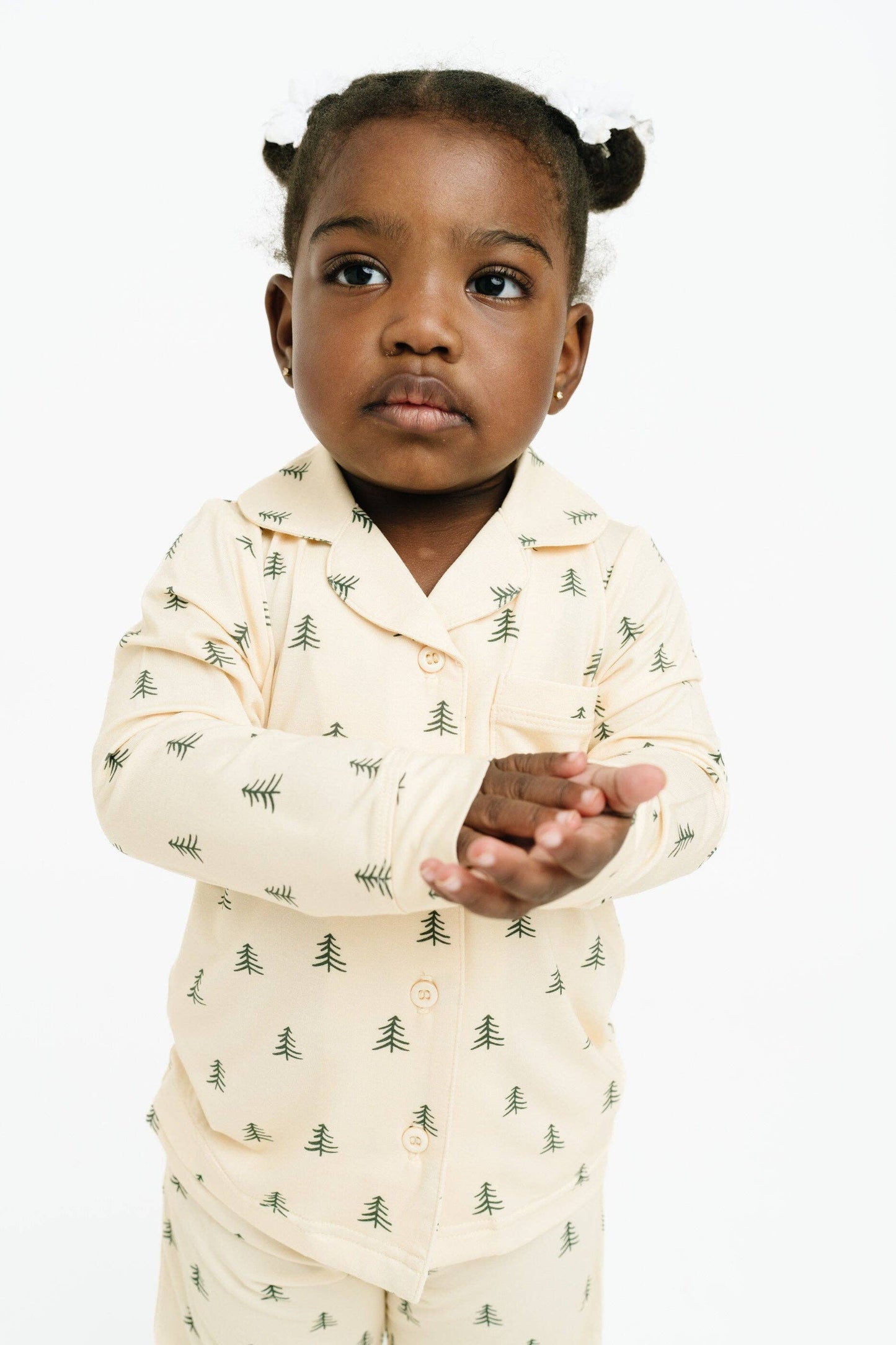 Pine Forest Bamboo Button Up Set