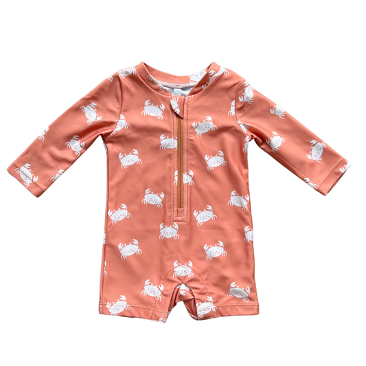 Baby One-Piece Rash Guard Swimsuit Boy's Recycled Swimwear