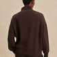 Hawley Half Zip Sweat- Coffee Bean