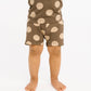 Neutral Smileys Bamboo Shorts Set