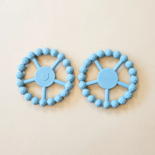 Silicone Bear Ring Teethers- Sage