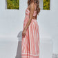 Striped Midi Dress