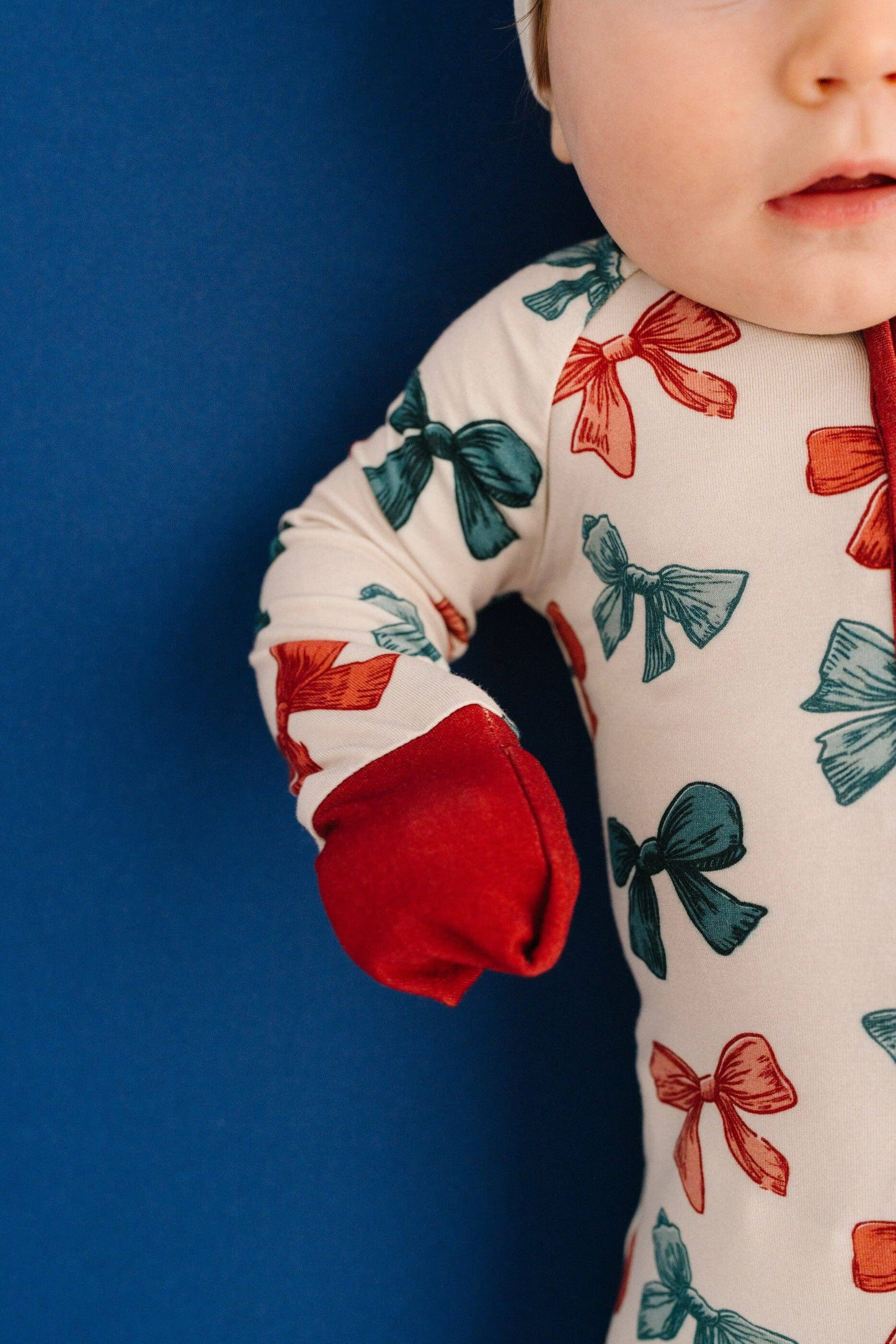 Patriotic Bows Bamboo Sleeper