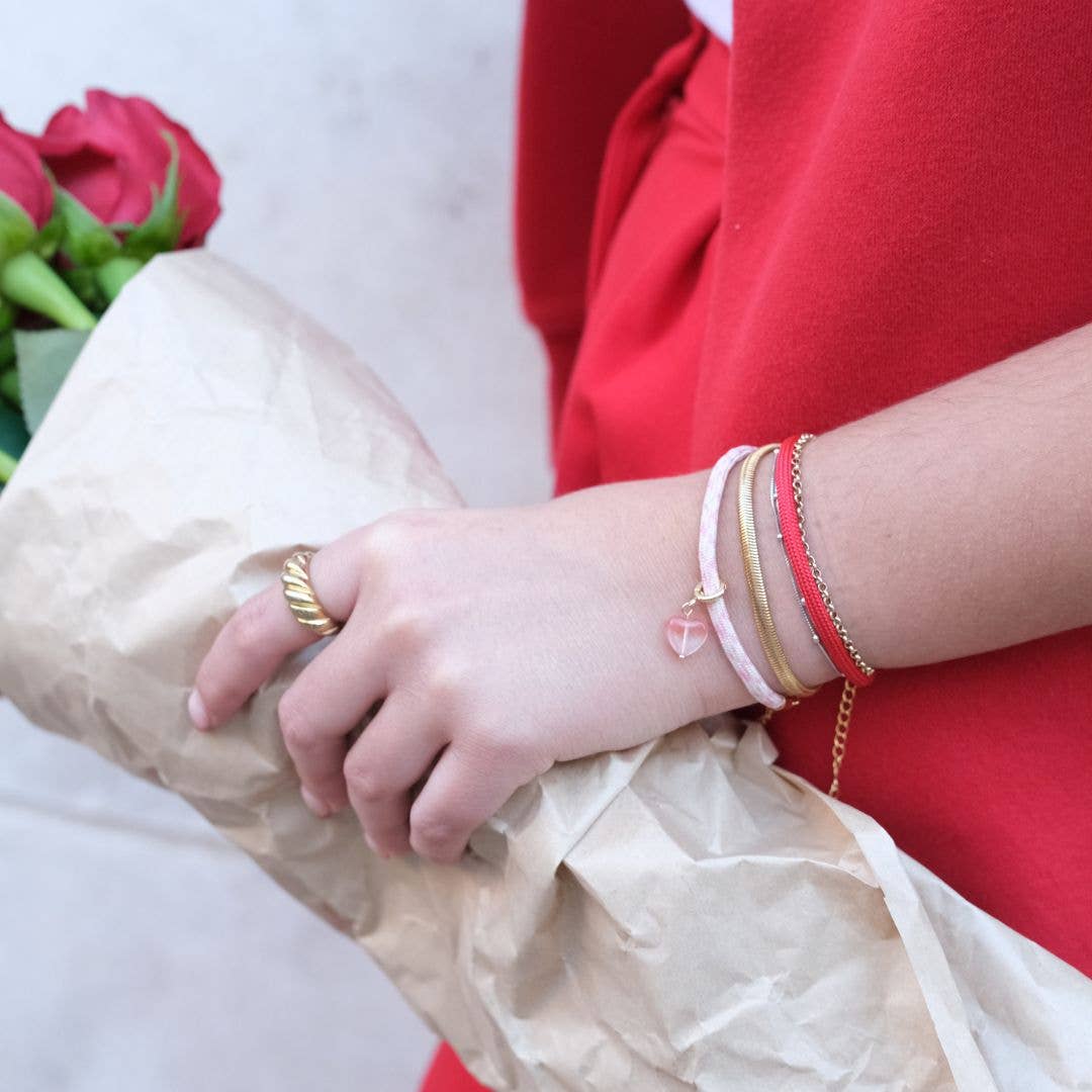 Strawberry Milkshake Minimalist Paracord Bracelet