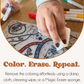 Silicone Reusable Coloring Mat set Kids Gift - Go Sports!