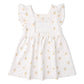 Organic Cutout Back Dress - Lemons