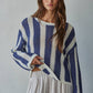 Crochet Striped Top