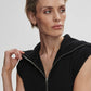 Rebecca Zip-Through Dress- Black