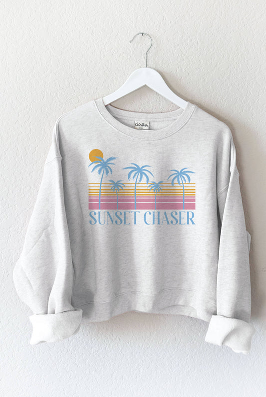 SUNSET CHASER Mid Graphic Sweatshirt