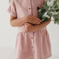 Gauze Button Dress