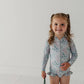 Girl's Ruffle Rash Guard Swimsuit