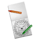 Carry-Along Coloring Book Set - Frosty Fun