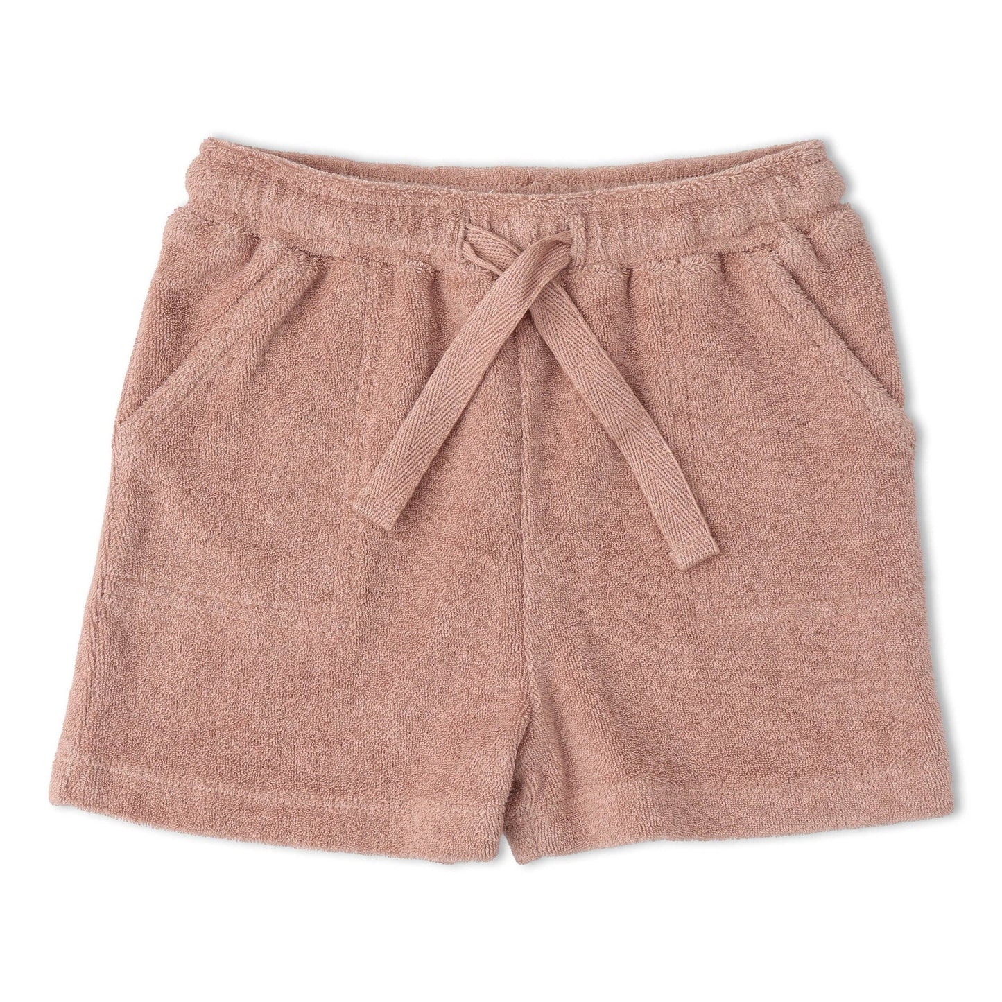 Organic Terry Tee & Shorts Set - Clay