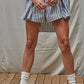 Striped Wide Leg Shorts