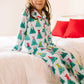 Button Up PJ Set- Trim The Tree