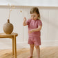 Organic Baby & Kids Ali Waffle Tee - Punch