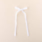 White | Statement Ribbon Bow