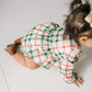 Thalia Poplin Romper in Classic Plaid