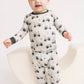 Blue Tractor Bamboo Set