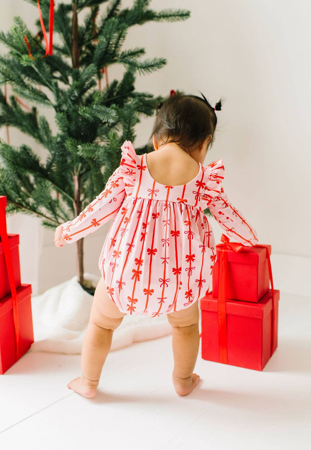Leah Romper- Dainty Bows