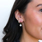 Volleyball Huggie Earrings