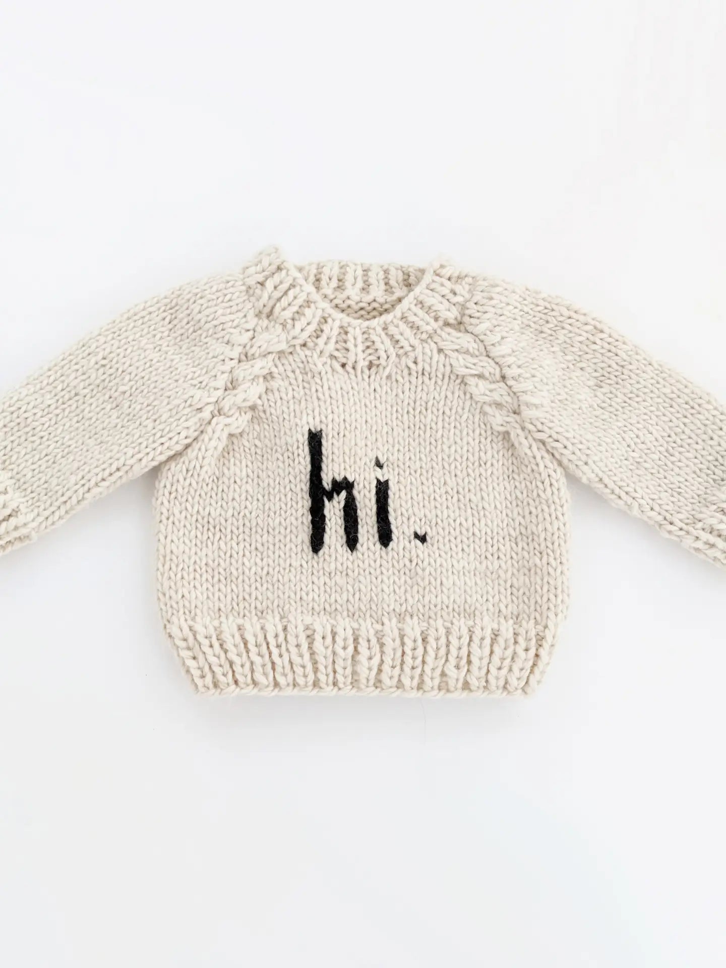 Hi. Crew Neck Sweater