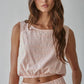 Round Neck Sleeveless Top