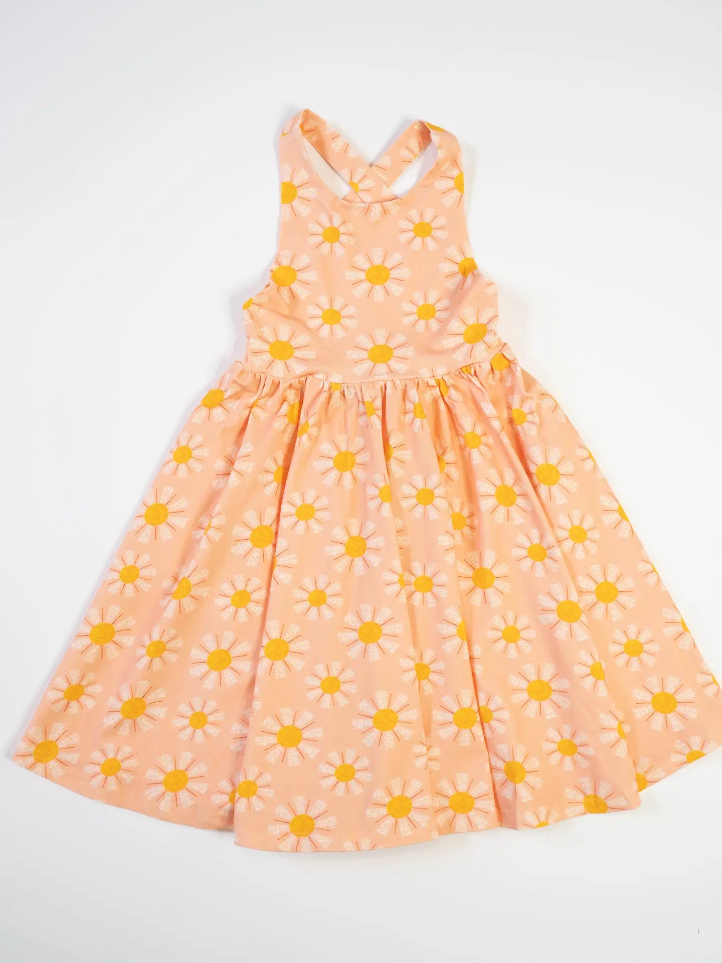 Sofia Dress in Blooming Sunshine | Pocket Twirl Dress - Lulie