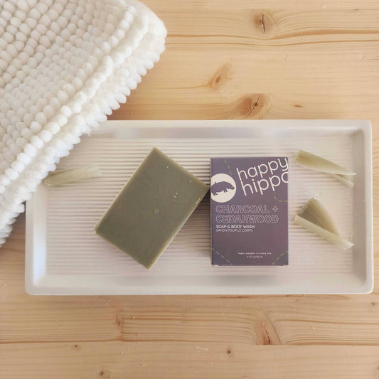Charcoal Cedarwood  - Natural Bar Soap