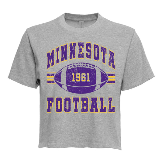 Minnesota Football Boxy Tee - Women's