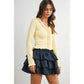 Scalloped Edge Knit Sweater