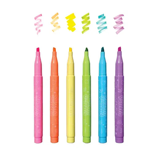 Yummy Yummy Scented Highlighters - Set of 6 - Lulie