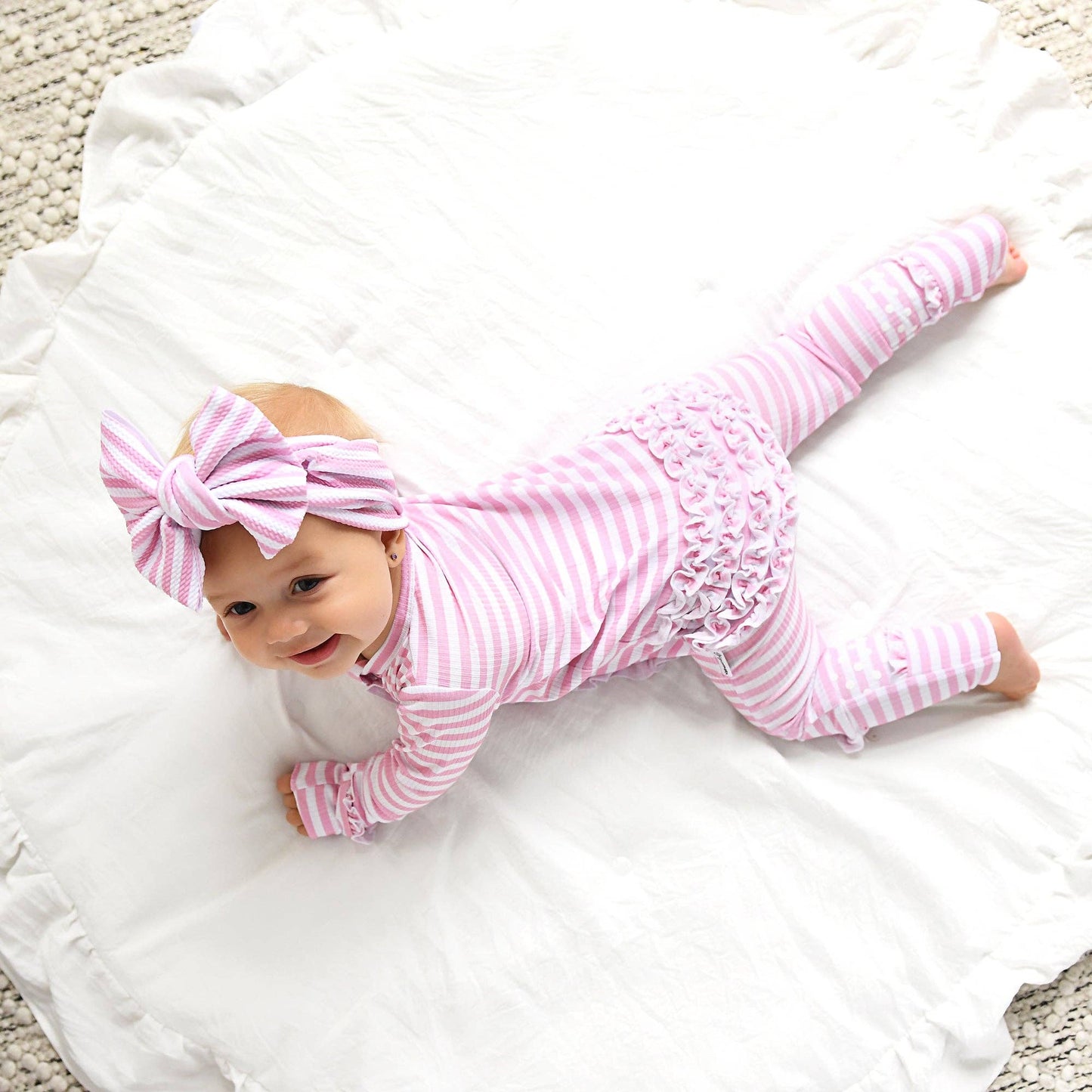 Lana Ruffle Zip Bamboo Sleeper