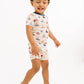 Nautical Sail Bamboo Shorts Set