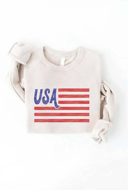 USA FLAG Graphic Sweatshirt
