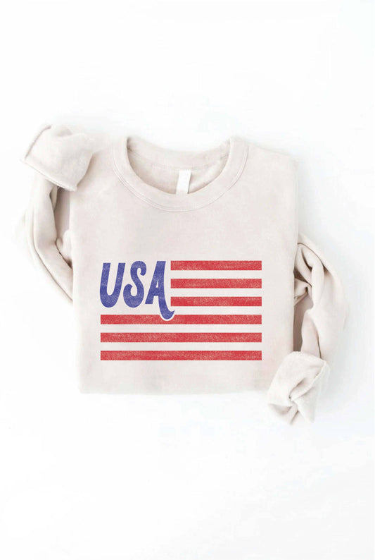 USA FLAG Graphic Sweatshirt