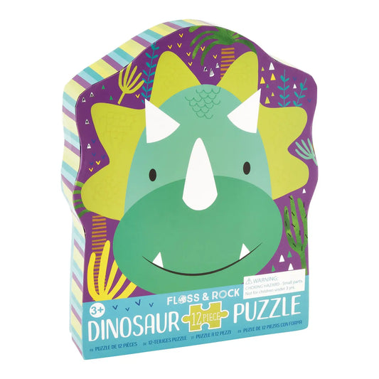 Dinosuar 12pc Shaped Jigsaw Puzzle - Lulie