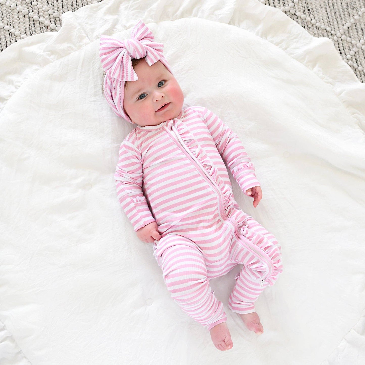 Lana Ruffle Zip Bamboo Sleeper