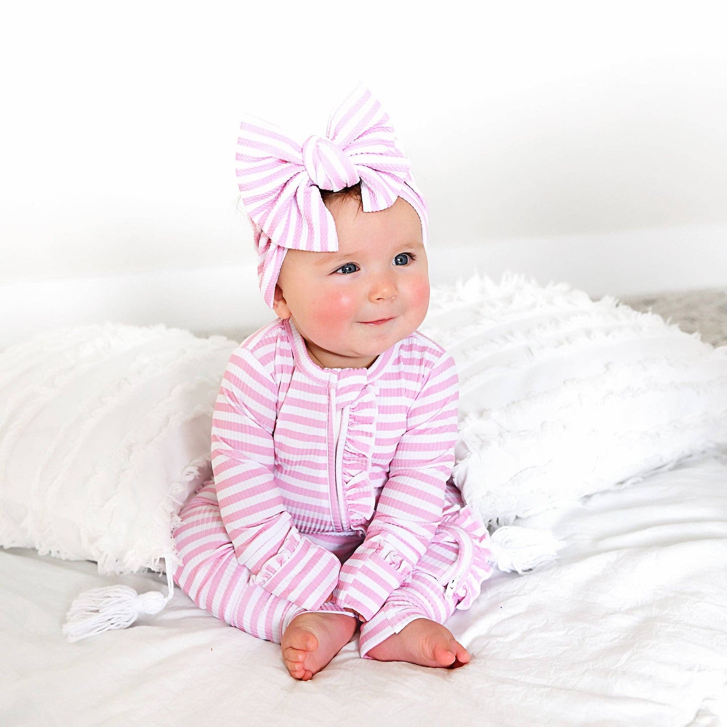 Lana Ruffle Zip Bamboo Sleeper