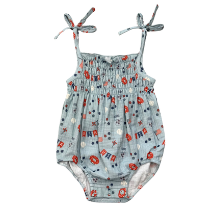Babysprouts Tie-Smocked Bodysuit